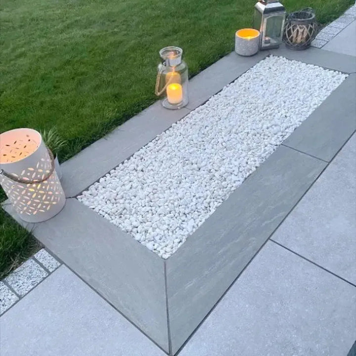 Kandla grey porcelain  edging 900x200