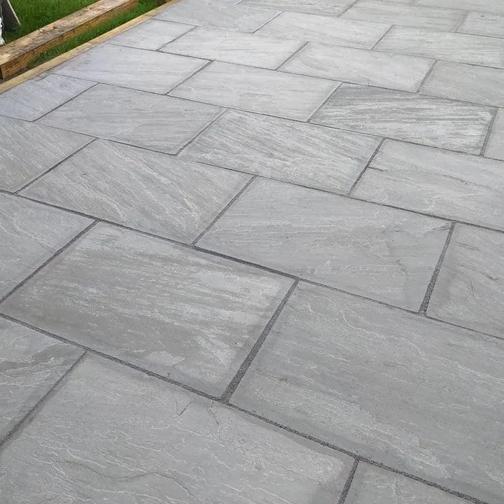 kandla grey sandstone paving